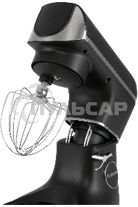 Кухонная машина Hyundai HYM-S8591 планетар.вращ. 1500Вт черный/серебристый