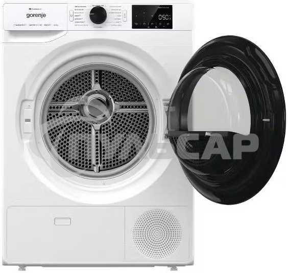 Сушильная машина Gorenje DGPNE82GNLW белый, 8 кг, сушка - конденсационная, программ - 16, 60 x 85 x 62.5 см