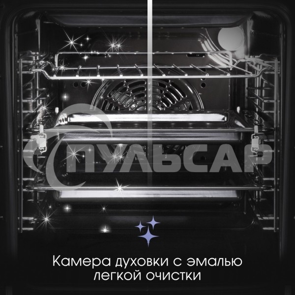 Духовой шкаф электрический встраиваемый Zigmund & Shtain E 145 S нержавеющая сталь