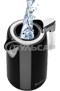 Чайник электрический Polaris PWK 1746CA Water Way Pro 1.7л. 2200Вт черный (корпус: нержавеющая сталь)