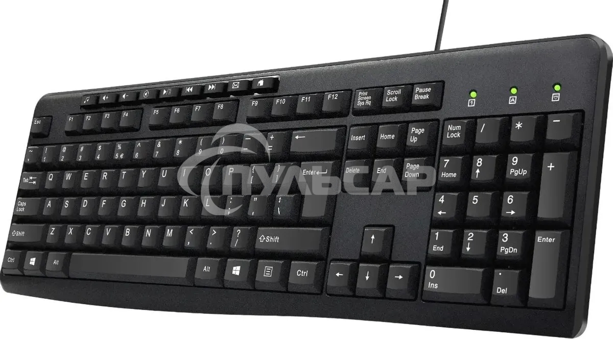 Клавиатура проводная Oklick 305M (1659987), USB, черный