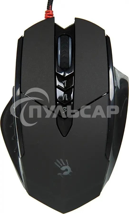 Мышь проводная A4Tech Bloody V7 черный, 3200 dpi, USB Type-A, кнопки - 8