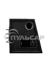 Сабвуфер автомобильный ACV CRAFT F122A активный двойной/корпусной/3000Вт/30см*2/SPL-110дБ/черный