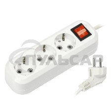 Удлинитель Smartbuy (SBE-16-3-02-ZS) 3 гнз х 2,0 м (16А/3.5кВт, ПВС 3х1.0)