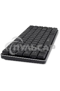 Клавиатура проводная Oklick K615X (1934413), USB, серый + серебристый
