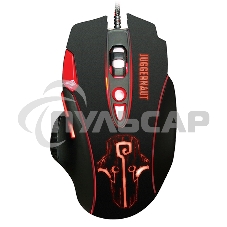 Мышь проводная Qumo PRO Series Juggernaut M84 черный, 6400 dpi, USB, кнопки - 8