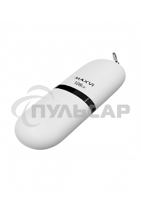 Флешка USB Maxvi SF white (FD128GbUSB20C10SF), 128Gb, USB 2.0, R/W 30/10, белый
