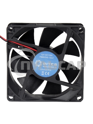 Вентилятор для корпуса 5bites FB8025S-12L2 черный, 80 x 80 мм, 2000 об/мин, 23 дБ, 2 pin