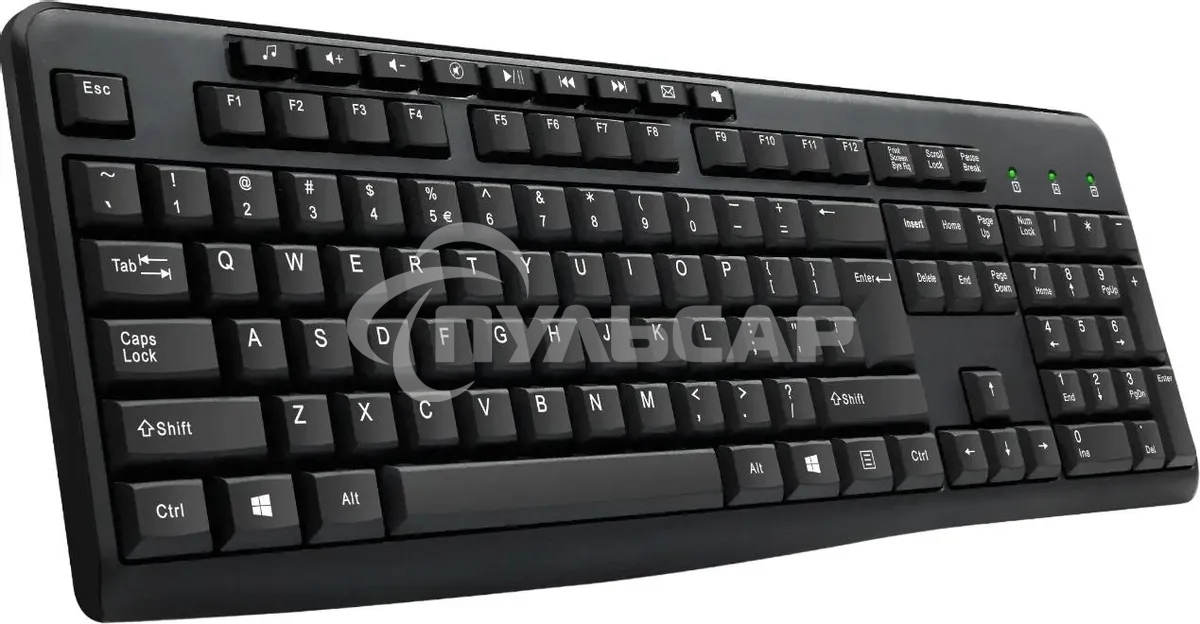 Клавиатура проводная Oklick 305M (1659987), USB, черный