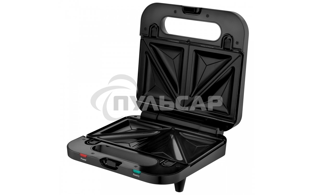 Сэндвичница BRAYER BR2202 3 в 1: сэндв, вафли, гриль, 750 Вт, съем.пласт 22,3*13,1 см, антиприг.пок