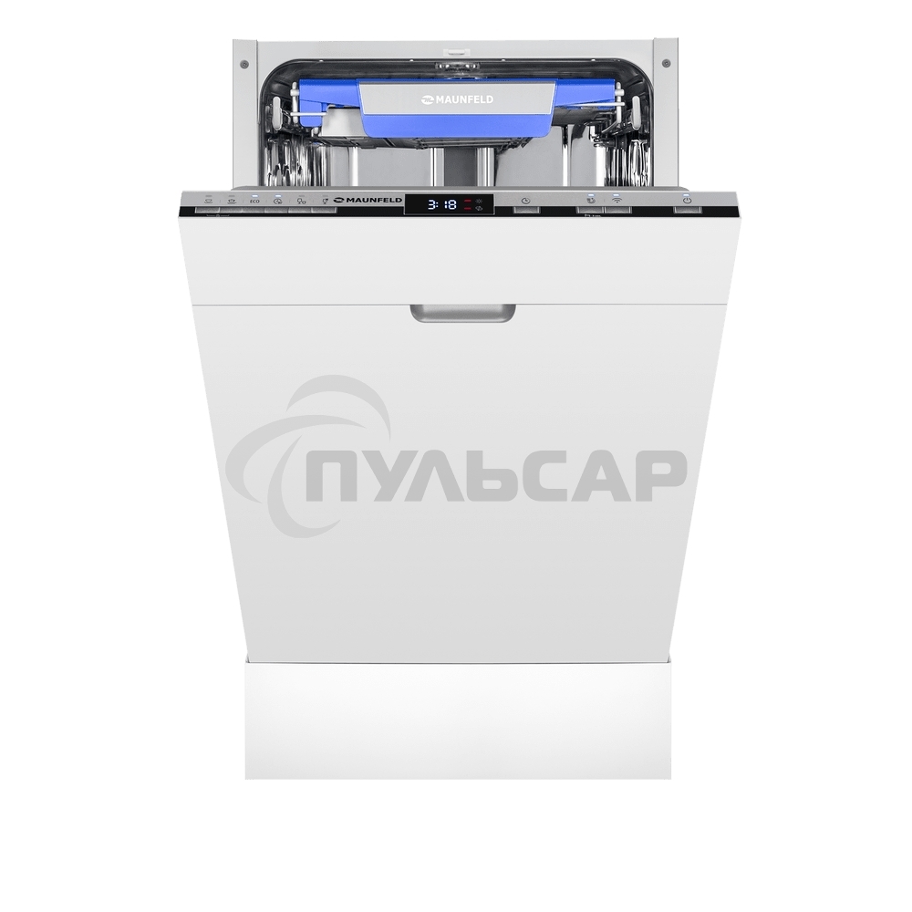 Посудомоечная машина Maunfeld MLP45230 Light Beam Inverter Wi-Fi, нержавеющая сталь, 44.8 см, 10 компл., 47 дБ, класс A+++