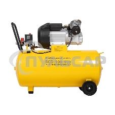 Компрессор воздушный поршневой масляный Ballu BCD-100-400 желтый