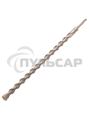 Бур по бетону Denzel двойная спираль, Cobalt W-tip, 22x460 мм, SDS PLUS