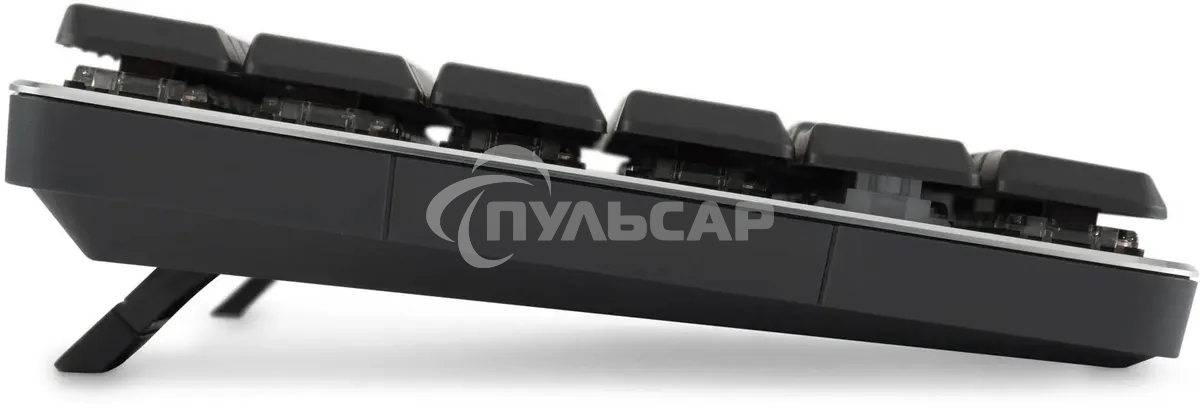 Клавиатура проводная Oklick K615X (1934413), USB, серый + серебристый