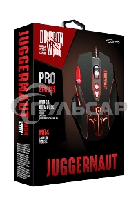 Мышь проводная Qumo PRO Series Juggernaut M84 черный, 6400 dpi, USB, кнопки - 8