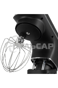 Кухонная машина Hyundai HYM-S8591 планетар.вращ. 1500Вт черный/серебристый