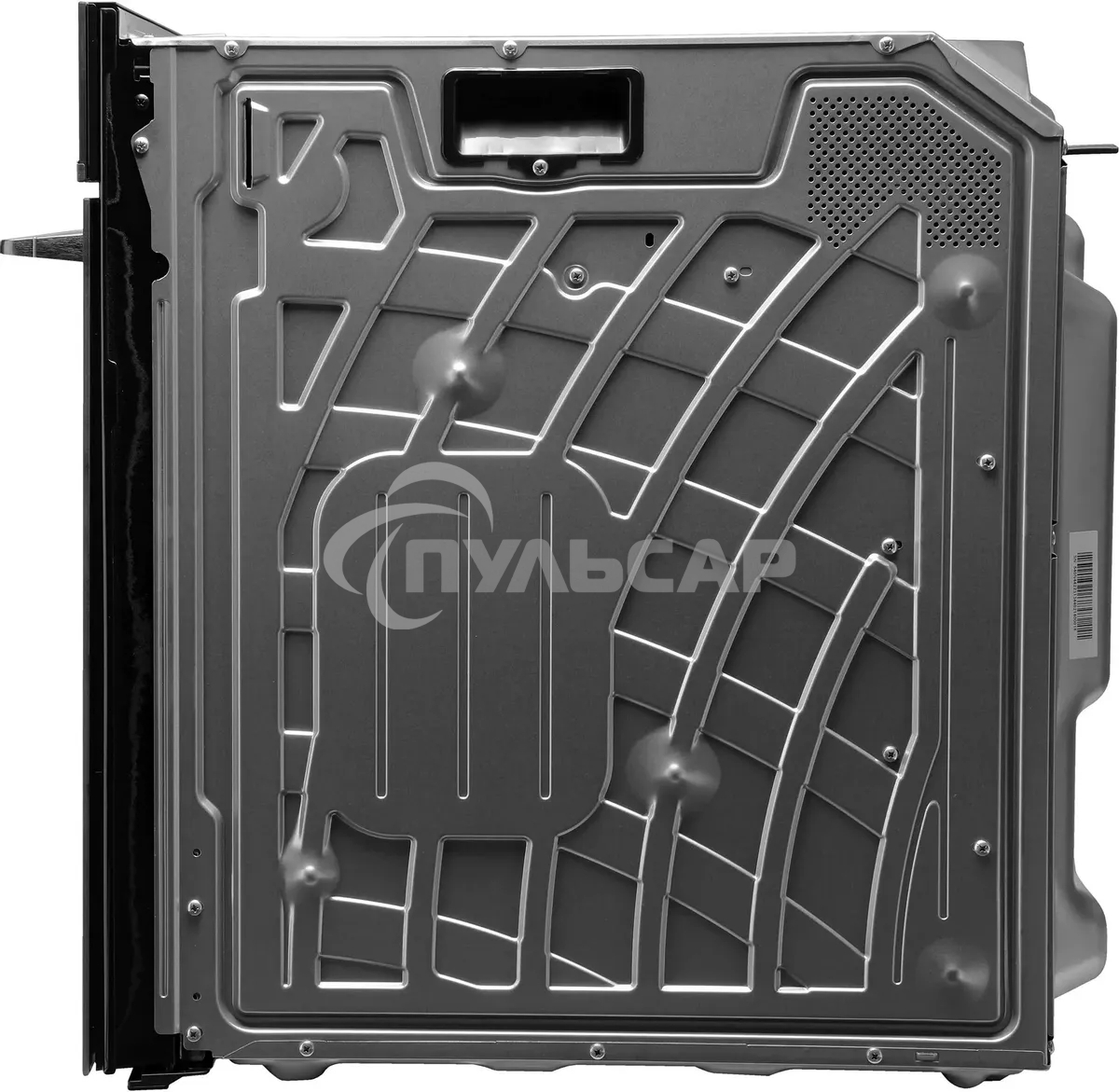 Духовой шкаф электрический Hyundai HMEO 6780 DX черное стекло/серебристый