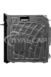 Духовой шкаф электрический Hyundai HMEO 6780 DX черное стекло/серебристый