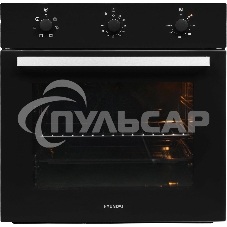 Духовой шкаф Электрический Hyundai HEO 6631 BG черное стекло