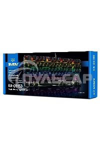 Клавиатура проводная игровая SVEN KB-G9150 (Outemu Blue switches, USB, 87 кл., ПО, RGb-подсветка)