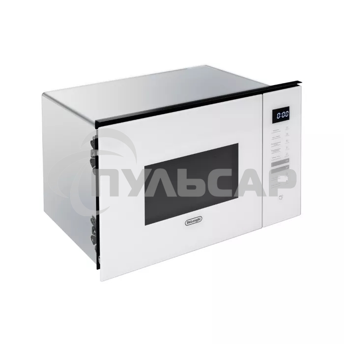 Микроволновая печь встраиваемая DeLonghi DMO 25BB ROMA белый, 25 л, 1450 Вт, переключатели - сенсор