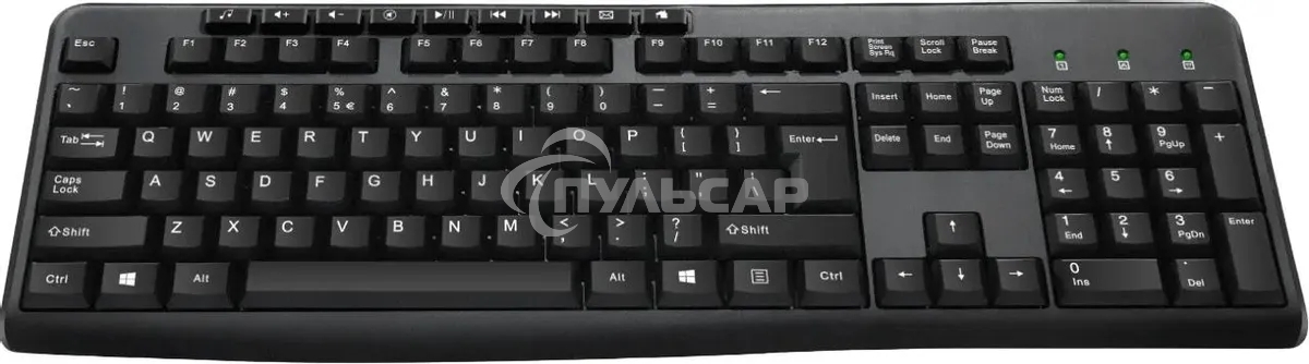 Клавиатура проводная Oklick 305M (1659987), USB, черный