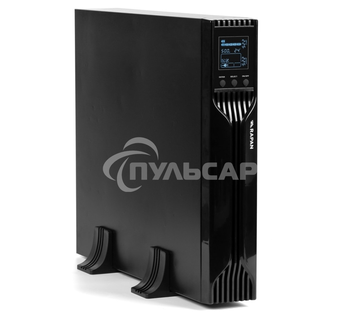 Источник бесперебойного питания ИБП Бастион RAPAN-UPS 3000 RACK+4x9Ah (2100 Вт, Line-interactive, встроенные АКБ 6 шт.x 9Ah) 8960
