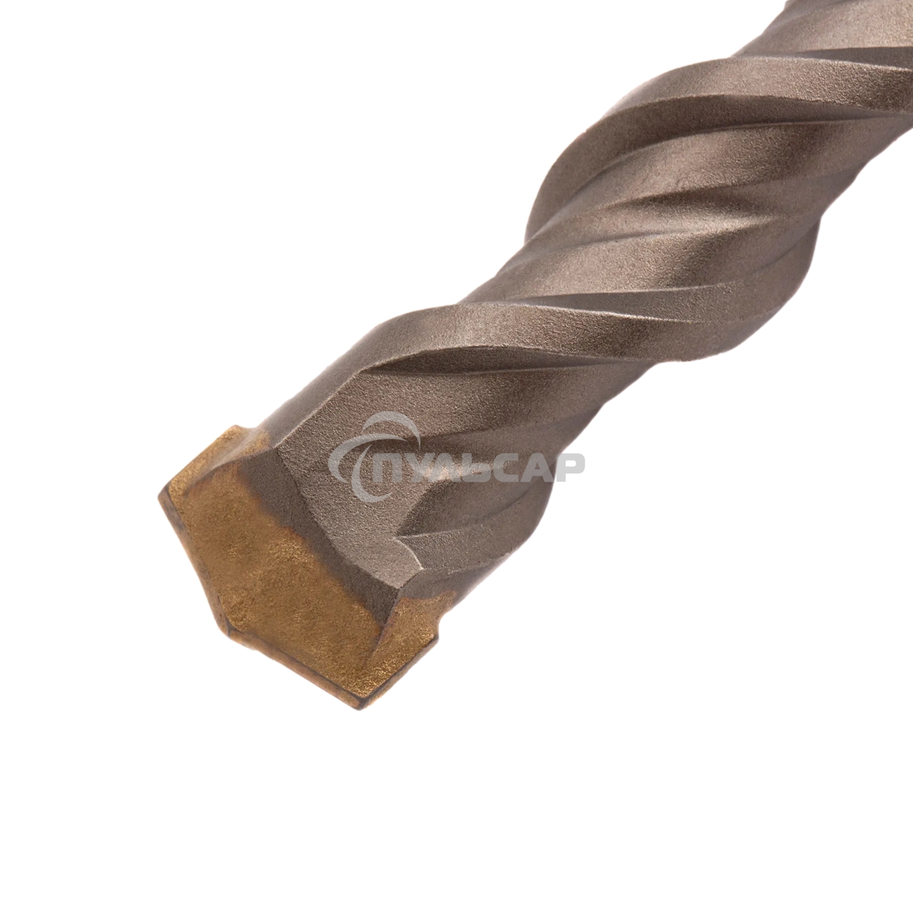 Бур по бетону Denzel двойная спираль, Cobalt W-tip, 22x600 мм, SDS PLUS