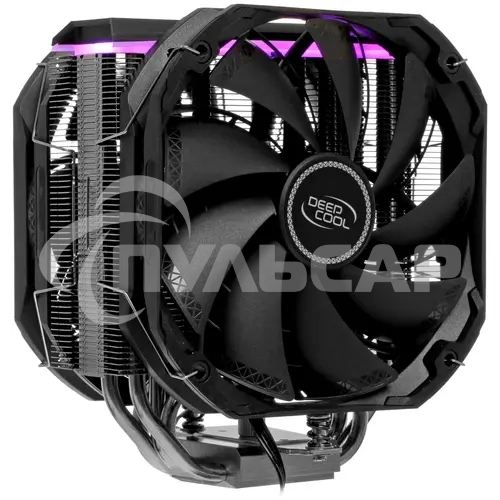 Кулер для процессора DEEPCOOL AS500 PLUS черный, 140 мм, алюминий/медь, 1200 об/мин, 29.2 дБ, 4 pin, 220 Вт, 164 мм