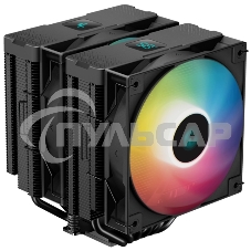 Кулер для процессора DEEPCOOL AG620 DIGITAL серебристый/черный, 120 мм, алюминий/медь, 1950 об/мин, 29.4 дБ, 4 pin, 260 Вт, 161 мм