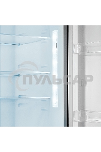 Холодильник Maunfeld MFF200NFSB10 Inverter черный двухкамерный 271/106 л морозилка снизу, NoFrost