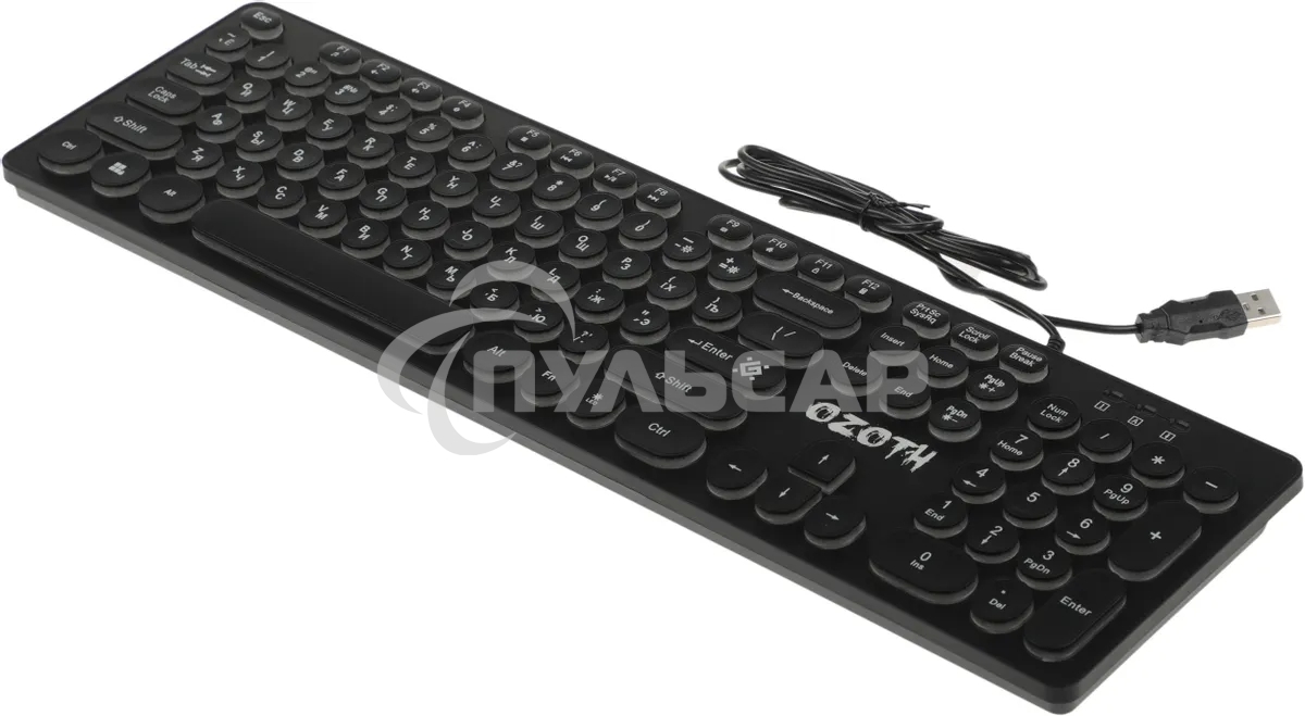 Клавиатура проводная Defender Ozoth GK-106, USB, черный