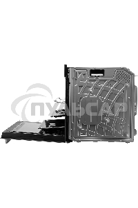 Духовой шкаф электрический Hyundai HMEO 6780 DX черное стекло/серебристый