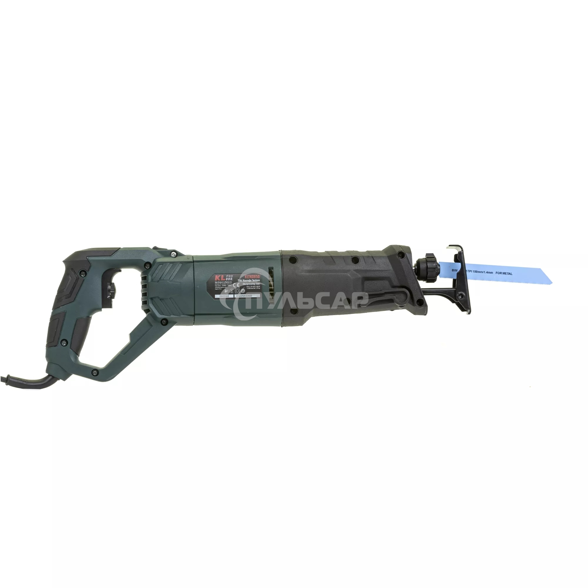 Професииональная пила сабельная KLPRO KLTK0850 (сеть, 850 Вт, 0-2800об/мин )