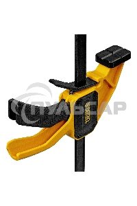 Струбцина Denzel F-образная, быстрозажимная, 150 х 80 мм, усиленный нейлоновый корпус