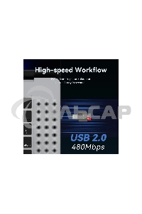 Картридер Vention OTG USB 2.0 CM / MicroSD - Серый