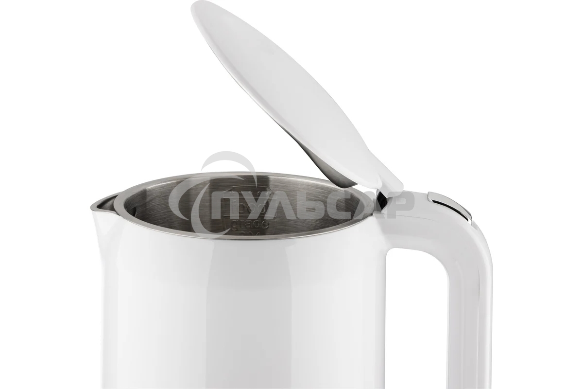 Чайник электрический Energy E-218 белый, диск 1,7 л