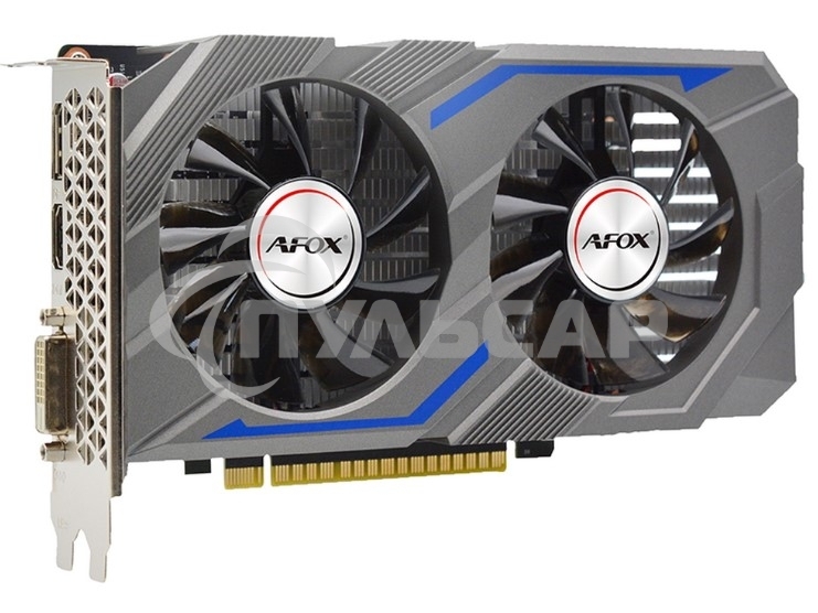 Видеокарта AFOX NVIDIA GeForce GTX 1650 4 Gb GDDR6 128 бит PCIE 3.0 16x Memory 12000 МГц GPU 1485 МГц Активный 1xВыход HDMI 2xВыход DisplayPort AF1650-4096D6H1-V8