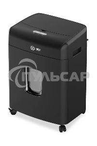 Шредер Cactus CS-SH-D6 черный с автоподачей (секр.P-4) фрагменты 120лист. 23лтр. скрепки скобы пл.карты