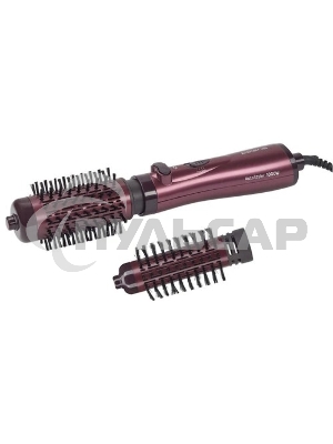 Фен-щетка Polaris PHS 1020RK лиловый 1000Вт. Кол-во режимов 3. Конструкция вращение шнура.2 насадки-щетки: 50, 35 мм. В комплекте щетка. Покрытие керамическое.Автоматическое вращение насадок.