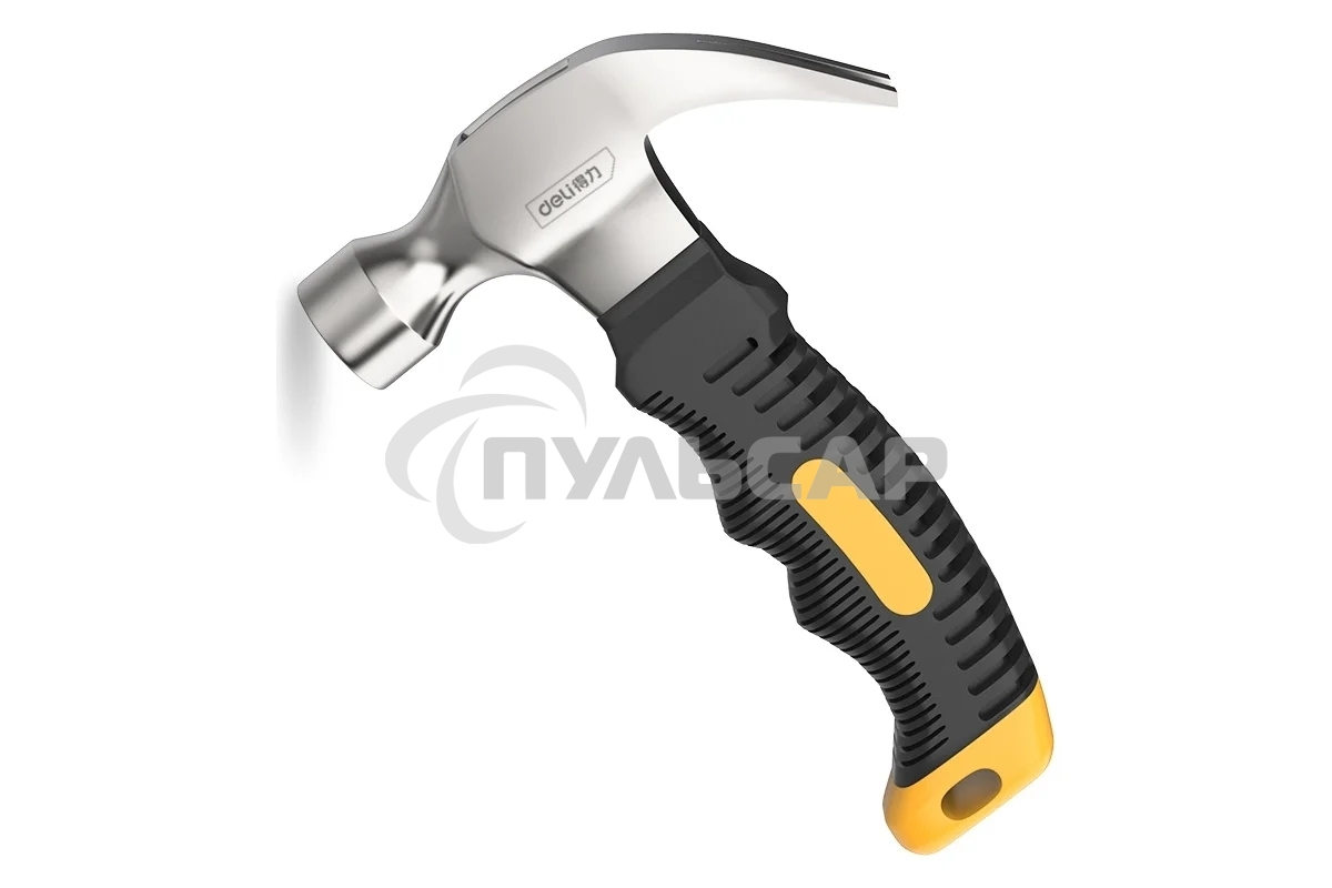 Молоток-гвоздодер укороченный Deli DL441008 250 гр, 160 мм, фиберглассовая рукоять