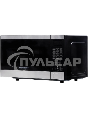 Микроволновая печь Horizont 25L SOLO черная/серебро HSD254BX 850W