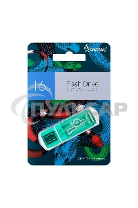 Флешка USB R/W 2.0 Smartbuy 16 Gb,Glossy series Green Snake Edition (SB16 GbGSGSN)