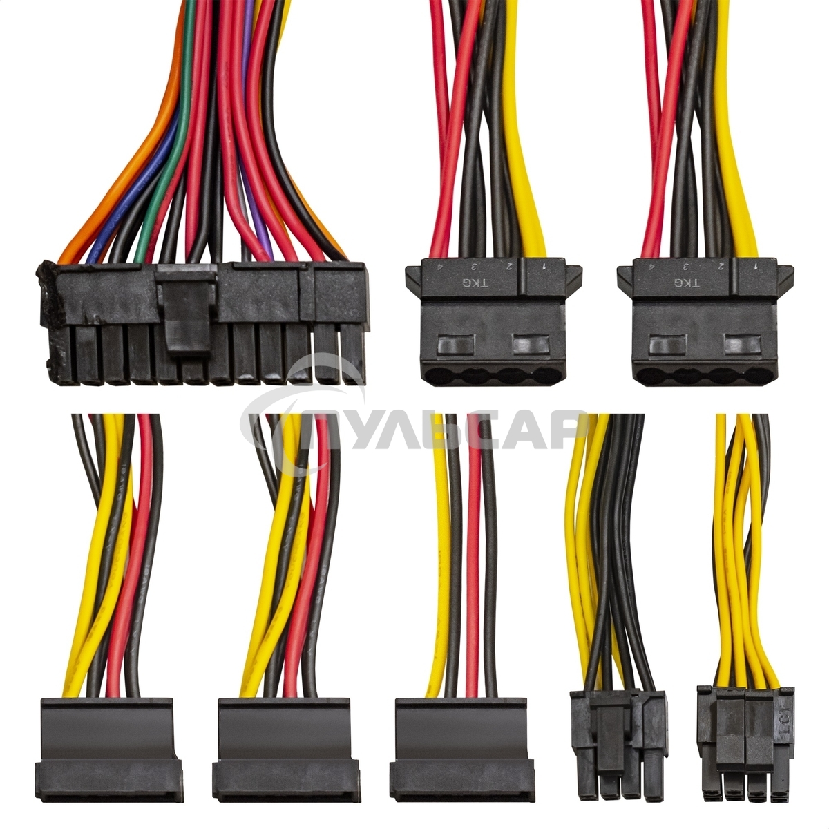 Блок питания ExeGate UNS450 (ES261568RUS-PC), 450Вт, 120мм, серебряный