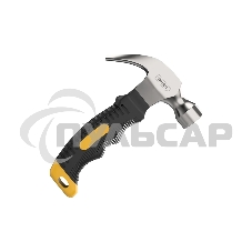 Молоток-гвоздодер укороченный Deli DL441008 250 гр, 160 мм, фиберглассовая рукоять