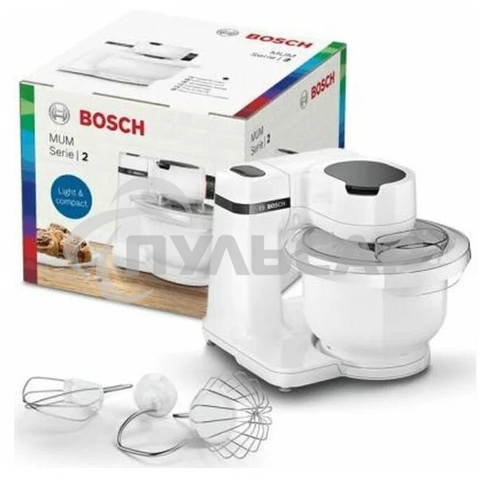 Кухонный комбайн Bosch MUMS2AW00 серебристый