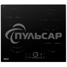 Электрическая варочная панель DeLonghi VITTORIO 2E1F CR Hi Light, независимая, черный