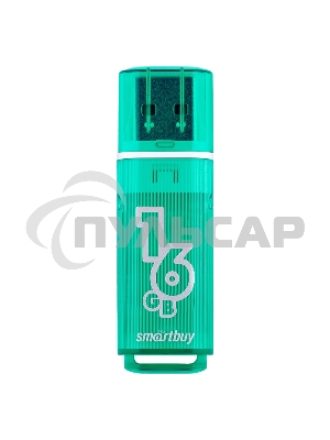 Флешка USB R/W 2.0 Smartbuy 16 Gb,Glossy series Green Snake Edition (SB16 GbGSGSN)