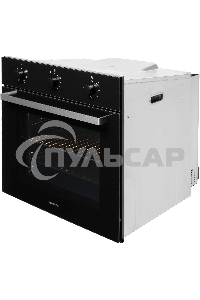 Духовой шкаф Электрический Hyundai HEO 6631 BG черное стекло