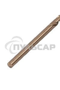 Сверло по металлу Denzel 2,5 мм, HSS Co-8%, 2 шт.